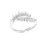 0.94Ct Pear Shaped Lab Grown Diamond Promise Ring 14K Fine Gold