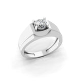 Lab Grown Diamond 0.76Ct Round Cut Solitaire Ring 14K Fine Gold