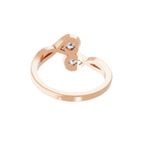 Forever Us Two Stone Lab Grown Diamond Ring 14K Fine Gold 0.50Ct