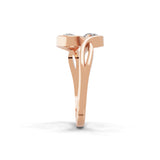 Forever Us Two Stone Lab Grown Diamond Ring 14K Fine Gold 0.50Ct