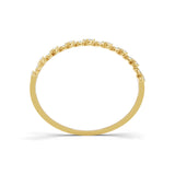 14K Fine Gold Lab Grown Diamond Wrap Bangle 2.80Ct