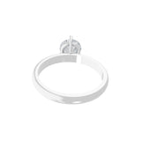 14K Fine Gold Round Solitaire Ring Lab Grown Diamond 1.00Ct