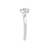 14K Fine Gold Round Solitaire Ring Lab Grown Diamond 1.00Ct