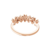 Firefly Stackable Band Ring 0.66Ct Lab grown Diamond 14K Fine Gold