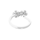 Floral Fantasy Ring Lab Grown Diamond 14K White Gold 1.10Ct