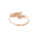 Lab Grown Diamond 0.95Ct Celestia Cluster Set Ring 14K Fine Gold