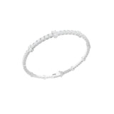 14K Fine Gold Round Cut Lab Grown Diamond Bracelet 13.20Ct