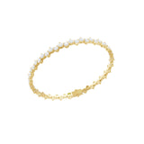 Lab Grown Round Cut Diamond Tennis Bracelet 5.40Ct 14K Fine Gold