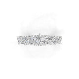 14K Fine Gold Pear Shape 1.10Ct Lab Grown Diamond Cluster Band Ring