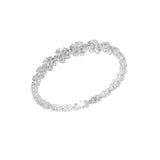 Glimmer Floret Lab Grown Diamond Tennis Bracelet 11.14Ct 14K Fine Gold