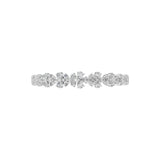 Glimmer Floret Lab Grown Diamond Tennis Bracelet 11.14Ct 14K Fine Gold