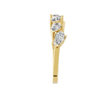 Brilliant Cut Band Ring Lab Grown Diamond 14K Fine Gold 1.75Ct