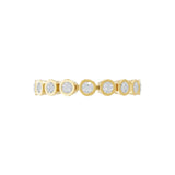 Eternity Ring Round Cut 0.72Ct Lab Grown Diamond 14K Fine Gold