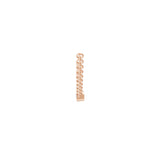 Bezel Set Solitaire Minimal Necklace 0.15Ct Lab Grown Diamond 14K Fine Gold