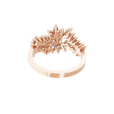 Marquise Octagon Cut Band Halo Ring 14K Gold 1.91Ct Lab Grown Diamond