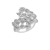 Lab Grown Diamond Statement Rings 3.51Ct 14K Fine Gold