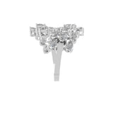 Lab Grown Diamond Statement Rings 3.51Ct 14K Fine Gold