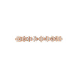 Pear Round Cut Lab Grown Diamond 6.52Ct Tennis Bracelet 14K Fine Gold