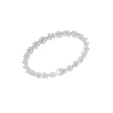 Pear Round Cut Lab Grown Diamond 6.52Ct Tennis Bracelet 14K Fine Gold