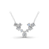 Lab Grown Diamond 0.70Ct Twilight Diamond Necklace 14K Fine Gold