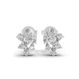 Pear and Round Cut Lab Grown Diamond 0.65Ct 14K Fine Gold