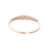 5.60Ct Lab Grown Diamond Marquise Shaped Bangle Bracelet 14K Fine Gold