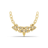 Brilliant Round Pear Cut Lab Grown Diamond 0.68Ct 14K Fine Gold