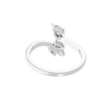 Lab Grown Diamond 0.61Ct 14K Fine Gold Paradoxical Ring