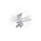 Lab Grown Diamond 0.61Ct 14K Fine Gold Paradoxical Ring