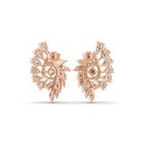 4.68Ct Lab Grown Multi Shape Diamond Cluster Dangle Earrings 14K Fine Gold