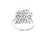 1.91Ct 14K Fine Gold Lab Grown Diamond Celestial Bloom Ring