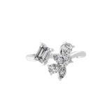 0.77Ct Celestial Lab Grown Diamond Ring 14K Fine Gold
