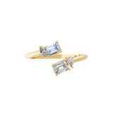 Lab Grown Diamond 14K Fine Gold 0.48Ct Toi Et Moi Ring