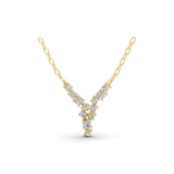 Lab Grown Diamond 0.27Ct Chain Necklace 14K Fine Gold