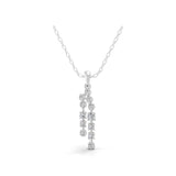 0.37Ct Lab Grown Round Cut Diamond Pendant 14K Fine Gold Necklace