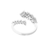 1.57Ct Multi Cut Lab Grown Diamond Twin Ring 14K Fine Gold