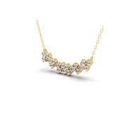 1.26Ct Pendant Chain Necklace 14K Fine Gold Lab Grown Diamond