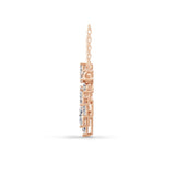 1.81Ct Marquise Shape Lab Grown Diamond Pendant Necklace 14K Fine Gold