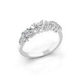 0.56Ct Lab Grown Diamond Round Pear Cut 14K Fine Gold Ring