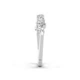 0.56Ct Lab Grown Diamond Round Pear Cut 14K Fine Gold Ring