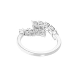 Bypass Ring Lab Grown Diamond Marquise Cut 1.27Ct 14K Fine Gold
