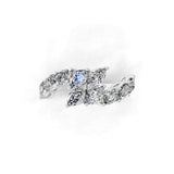Bypass Ring Lab Grown Diamond Marquise Cut 1.27Ct 14K Fine Gold
