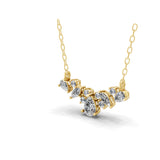 Brilliant Round Pear Cut Lab Grown Diamond 1.25Ct 14K Fine Gold