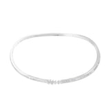 Baguette Cut Pear Lab Grown Diamond 4.77Ct Choker Necklace 14K Fine Gold