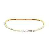 Baguette Cut Pear Lab Grown Diamond 4.77Ct Choker Necklace 14K Fine Gold