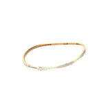 Baguette Cut Pear Lab Grown Diamond 4.77Ct Choker Necklace 14K Fine Gold