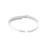 14K Fine Gold Lab Grown Diamond Marquise Cut Bangle Bracelet 5.45Ct