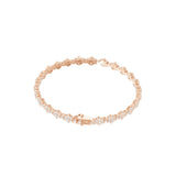 Lab Grown Diamond Tennis Round Cut Bracelet 3.49Ct 14K Fine Gold