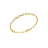 Lab Grown Diamond Tennis Round Cut Bracelet 3.49Ct 14K Fine Gold