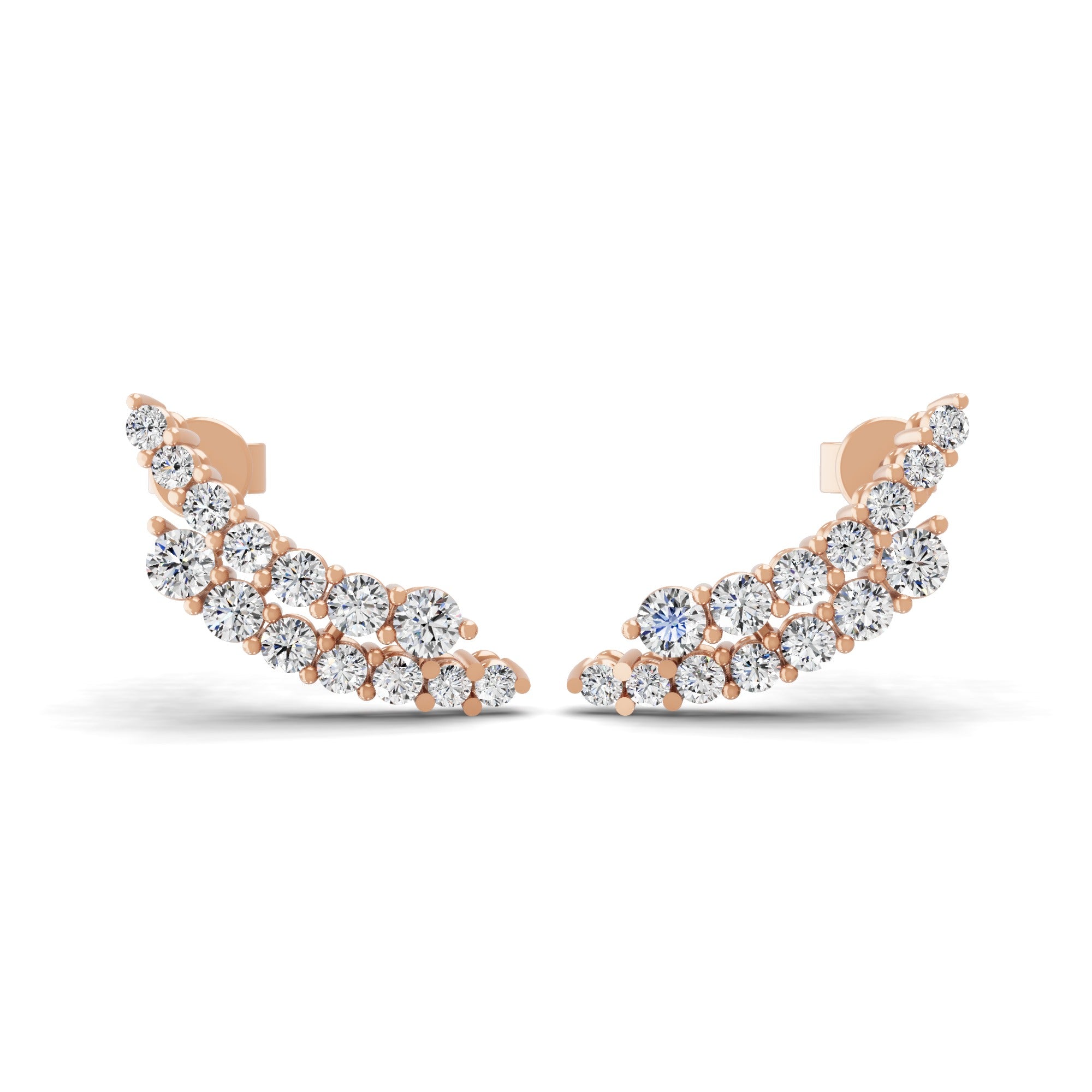 Round Cut Radiant 0.94Ct Lab Grown Diamond 14K Fine Gold